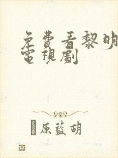 免费看黎明之战电视剧