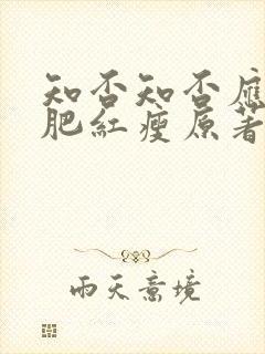 知否知否应是绿肥红瘦原著小说叫什么名字