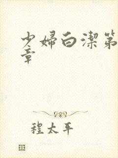 少妇白洁第一百章