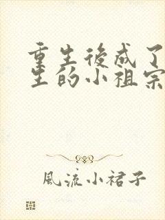 重生后成了宋先生的小祖宗