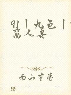 91丨九色丨蚪窝人妻