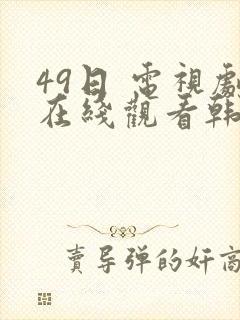 49日 电视剧在线观看韩剧