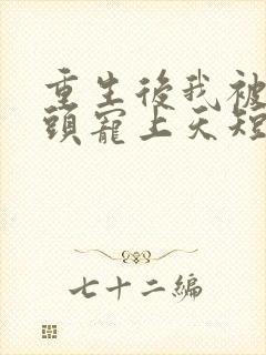 重生后我被死对头宠上天短剧