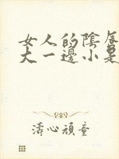 女人的阴唇一边大一边小是怎么回事