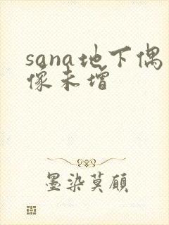 sana地下偶像未增