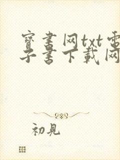 宝书网txt电子书下载网站