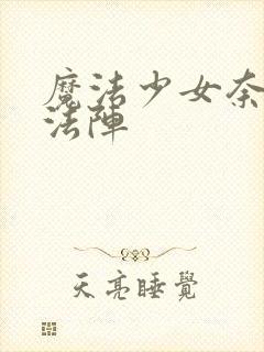 魔法少女奈叶魔法阵