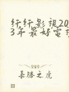 纤纤影视2023年最好电视剧