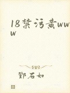 18禁污黄www