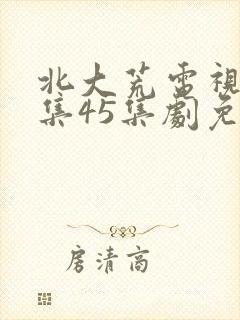 北大荒电视剧全集45集剧免费观看