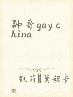 帅哥gay china