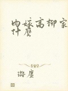 肉嫁高柳家讲了什么