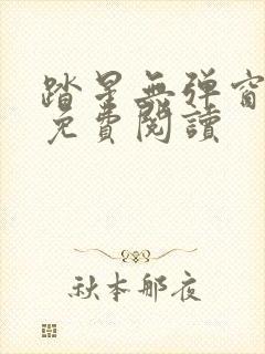 踏星无弹窗全文免费阅读