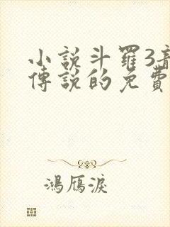 小说斗罗3龙王传说的免费阅读封面