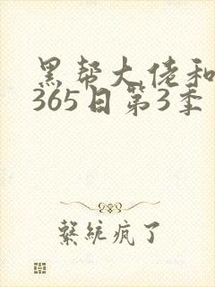 黑帮大佬和我的365日第3季