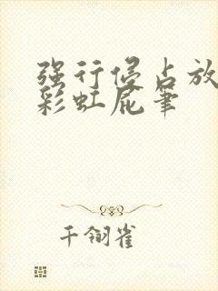 强行侵占放了个彩虹屁笔封面