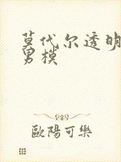 莫代尔透明内裤男模