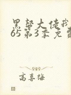 黑帮大佬我的365第3季免费观看