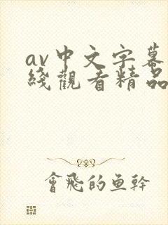 av中文字幕在线观看精品高清
