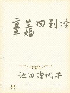 重生回到冷战前军婚