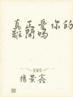 真正爱你的人会离开吗封面