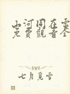 山河同在电视剧免费观看全集在线播放