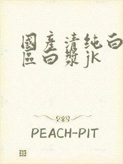 国产清纯白丝一区白浆jk封面