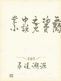 掌中之物无删减小说免费阅读全文