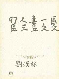 97人妻一区二区三区久久精品