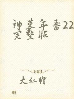 神墓年番22集完整版封面