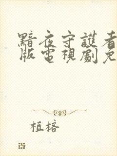 黯夜守护者国语版电视剧免费观看封面