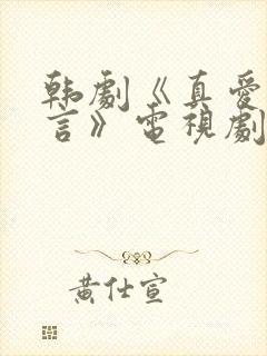 韩剧《真爱的谎言》电视剧免费观看