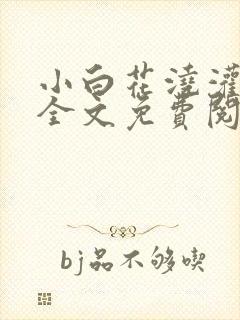 小白花浇灌日常全文免费阅读