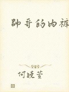 帅哥的内裤视频