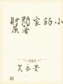 财阀家的小儿子原著