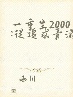 一重生2000:从追求青涩校花同桌开始