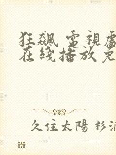 狂飙 电视剧 在线播放免费