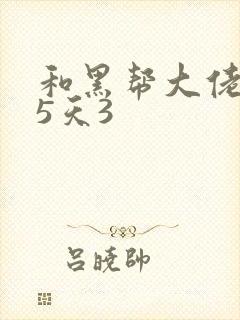 和黑帮大佬365天3