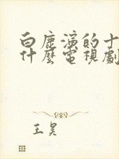 白鹿演的十一是什么电视剧