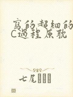 写的超细的多肉C过程原耽