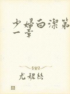 少妇白洁第二十一章