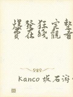 爆发狂完整版免费在线观看电影封面