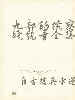 九部的检察官在线观看全集免费播放