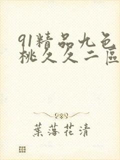 91精品九色蜜桃久久二区三区封面