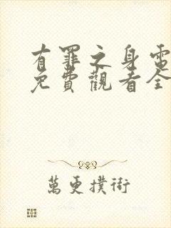 有罪之身电视剧免费观看全集高清封面