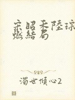 宋昭禾陆琮聿沈燃结局