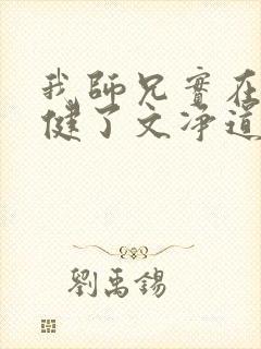 我师兄实在太稳健了文净道人结局