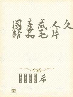 国产成人久久久精品毛片封面