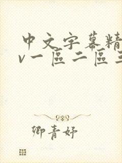 中文字幕精品av一区二区三区