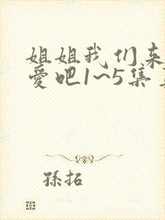 姐姐我们来谈恋爱吧1~5集真人版封面